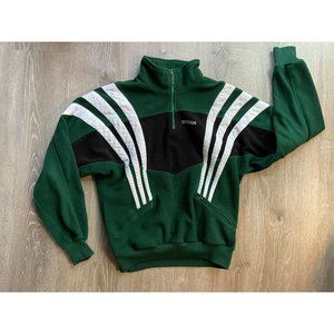 Adidas Retro Jacket Green and Black Size S